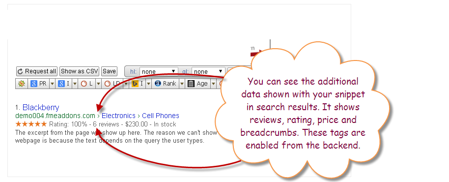 Rich Snippets Help Increasing Ecommerce Sales:  Answers To Why And How! 
