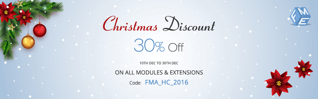 Christmas Sales Offer - Save 30% on WooCommerce, Magento & Joomla Plugins