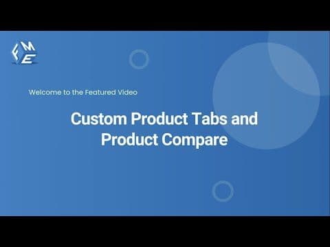 Custom Tabs and Product Compare - FMEAddons