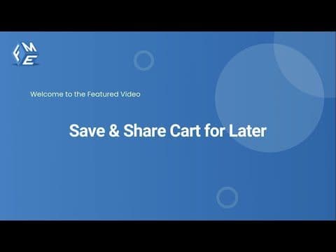 Save and Share Cart for Later WooCommerce - FMEAddons
